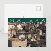 Carte Postale Sassi de Matera Basilicata Italie (Devant / Derrière)
