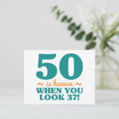 Carte Postale Sassy 50e anniversaire (Debout devant)