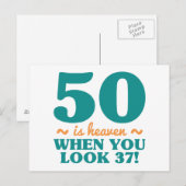 Carte Postale Sassy 50e anniversaire (Devant / Derrière)