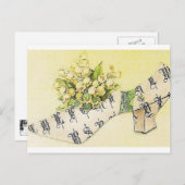 Carte Postale Sassy Cendrillon vintage victorien (Devant / Derrière)