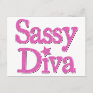 Carte Postale Sassy Diva