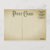 Carte Postale Sassy Owl Valentine's Day Postcard Art original (Dos)