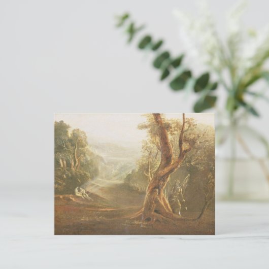 Carte Postale Satan Contempler Adam et Ève au Paradis, de (Debout devant)