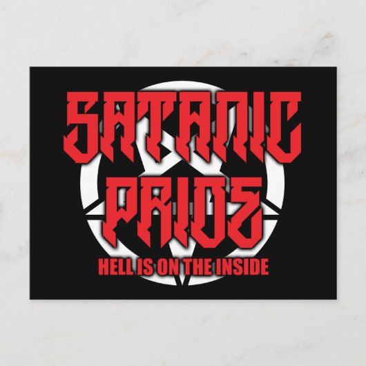 Carte postale Satanic Pride (Devant)