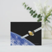 Carte Postale Satellite de télécommunications (Debout devant)