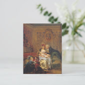 Carte Postale Satisfaction du mariage ou de la famille heureuse (Debout devant)