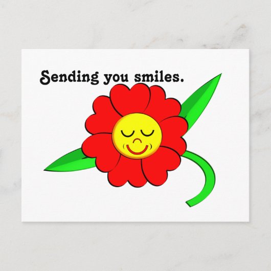 Carte Postale satisfait (Devant)