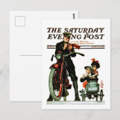 Carte Postale Saturday Evening Post (Devant / Derrière)