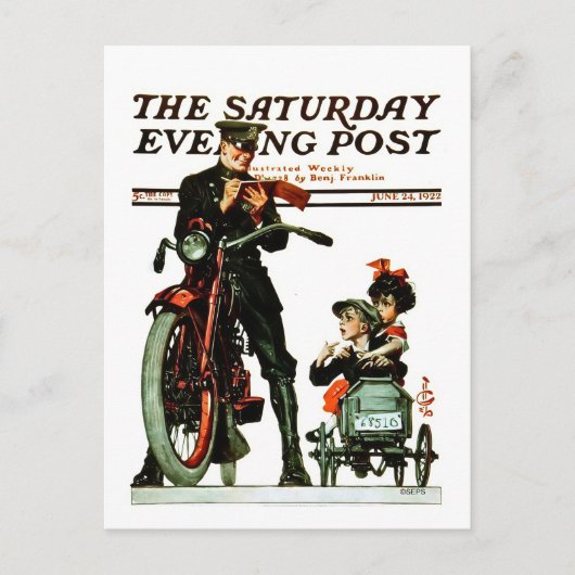 Carte Postale Saturday Evening Post (Devant)
