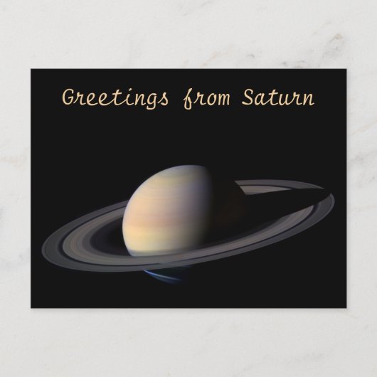 Carte Postale Saturn (Devant)