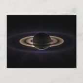 Carte Postale Saturn Eclipse (Devant)