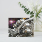 Carte postale Saturn V Rocket Engine (Debout devant)