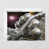 Carte postale Saturn V Rocket Engine (Devant / Derrière)