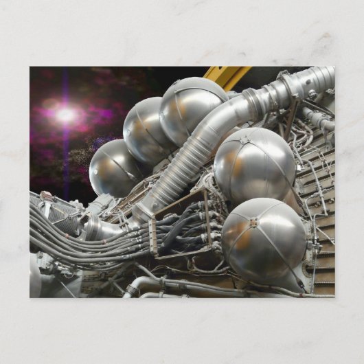 Carte postale Saturn V Rocket Engine (Devant)