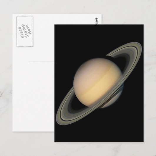 Carte Postale Saturne (Devant / Derrière)