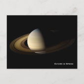 Carte Postale Saturne à l'équinoxe du printemps, Cassini-Huygens (Devant)