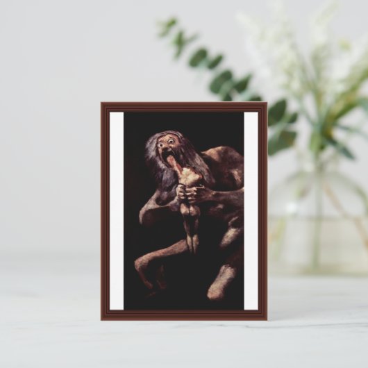 Carte Postale Saturne Dévorant Son Fils Des Pinturas Negras (Debout devant)