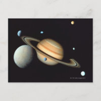 Saturne et satellites