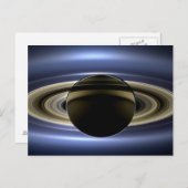 Carte Postale Saturne - Le jour où la Terre a souri (Devant / Derrière)