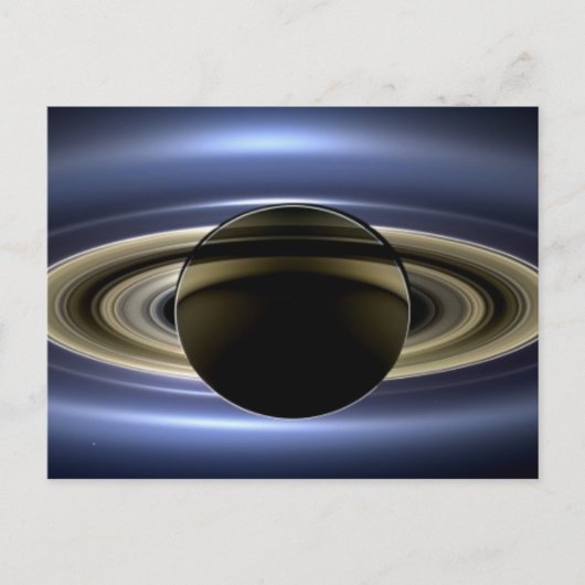 Carte Postale Saturne - Le jour où la Terre a souri (Devant)