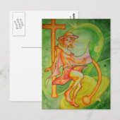 Carte Postale Saturne Windy (Devant / Derrière)