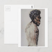 Carte Postale Satyr/coléan RS huile p (Devant / Derrière)