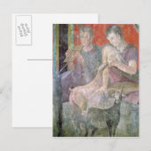 Carte Postale Satyr et Nymphe (Devant / Derrière)