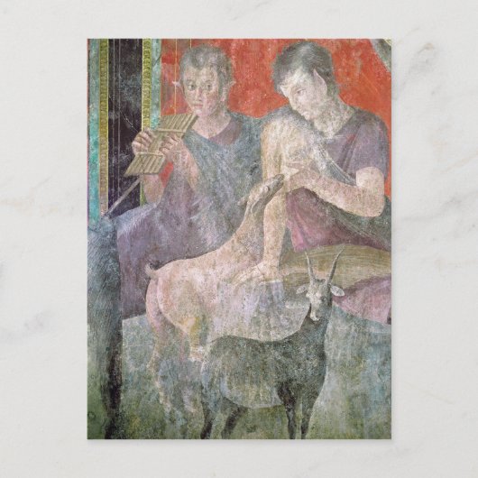 Carte Postale Satyr et Nymphe (Devant)