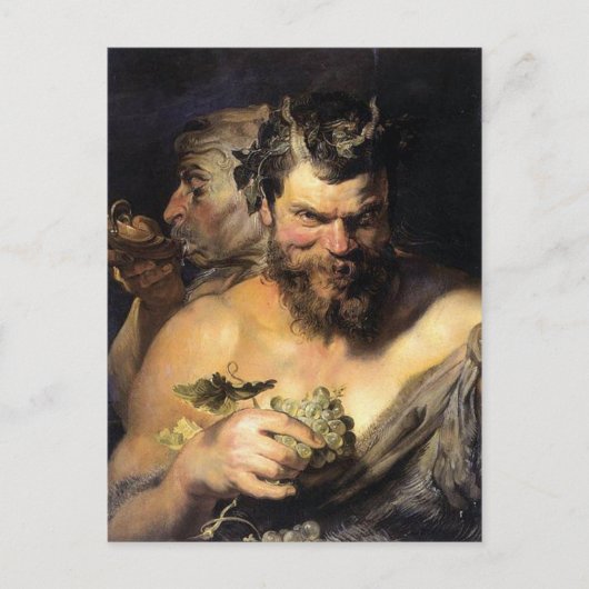 Carte Postale Satyr - Satan - Rubens (Devant)