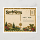 Carte Postale Satyre, monstre de fantasy gothique (Dos)