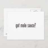 Carte Postale sauce mole (Devant / Derrière)