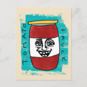 Carte postale Sauce tomate (Devant)