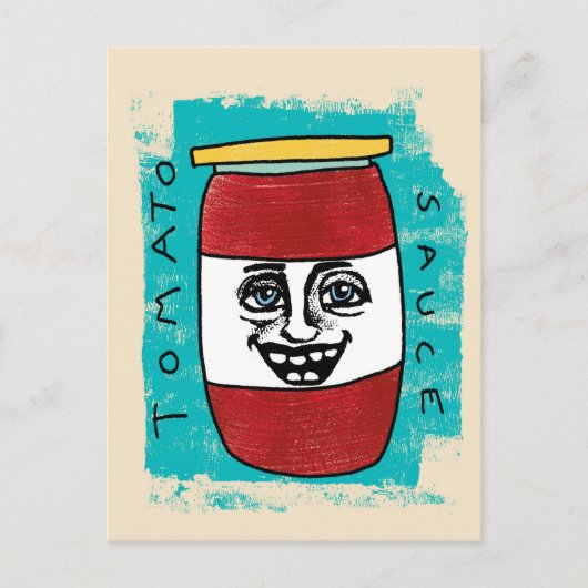 Carte postale Sauce tomate (Devant)