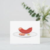 Carte Postale Saucisse (Debout devant)