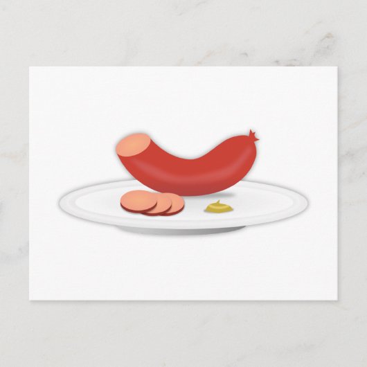 Carte Postale Saucisse (Devant)