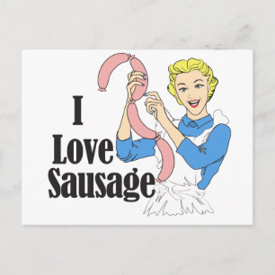 Carte Postale Saucisse