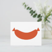 Carte Postale Saucisse (Debout devant)
