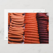 Carte Postale Saucisses (Devant / Derrière)
