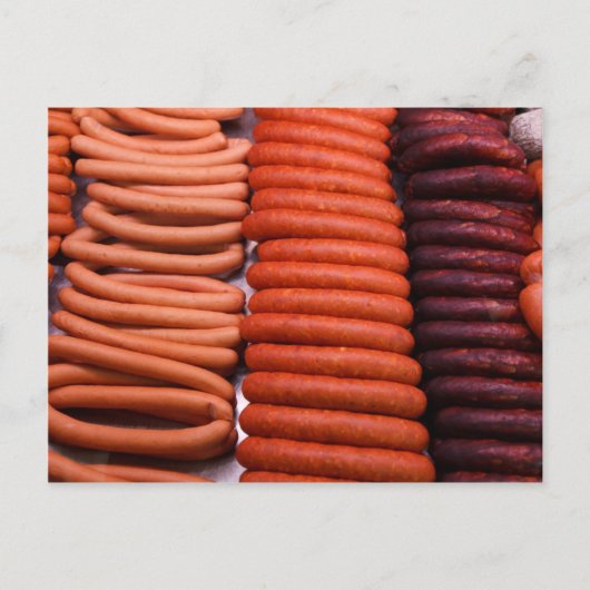 Carte Postale Saucisses (Devant)