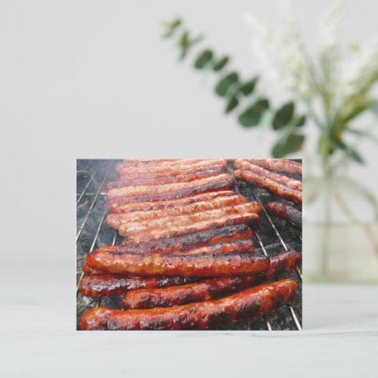 Carte Postale saucisses (Debout devant)