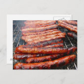 Carte Postale saucisses (Devant / Derrière)