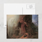 Carte Postale Saul et la sorcière d'Endor (Devant / Derrière)