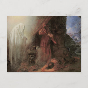 Carte Postale Saul et la sorcière d'Endor