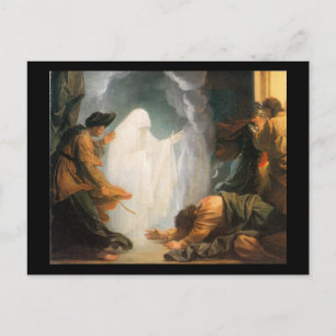 Carte Postale Saul et la sorcière d'Endor, par Benjamin West