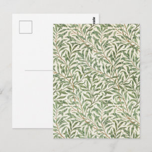 Carte Postale Saule de William Morris Vintage Botanique