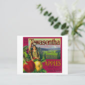 Carte Postale Saumon blanc, Washington - Tawasentha Apple Labe (Debout devant)