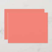 Carte Postale saumon couleur (Devant / Derrière)