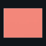 Carte Postale saumon couleur<br><div class="desc">saumon couleur FA8072 type de rouge</div>