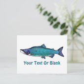 Carte Postale Saumon cyanotique (Debout devant)