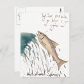 Carte postale Saumon d'aspiration (Devant / Derrière)